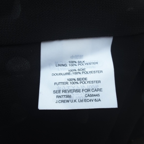 NWT J. Crew One Shoulder Polka Dots Bow Top 6&10 - Picture 5 of 7